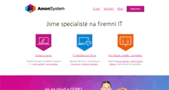 Desktop Screenshot of amonsystem.cz